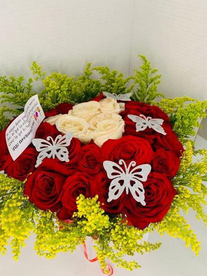 Bouquet 24 Rosas Decorado - Distri Regalos