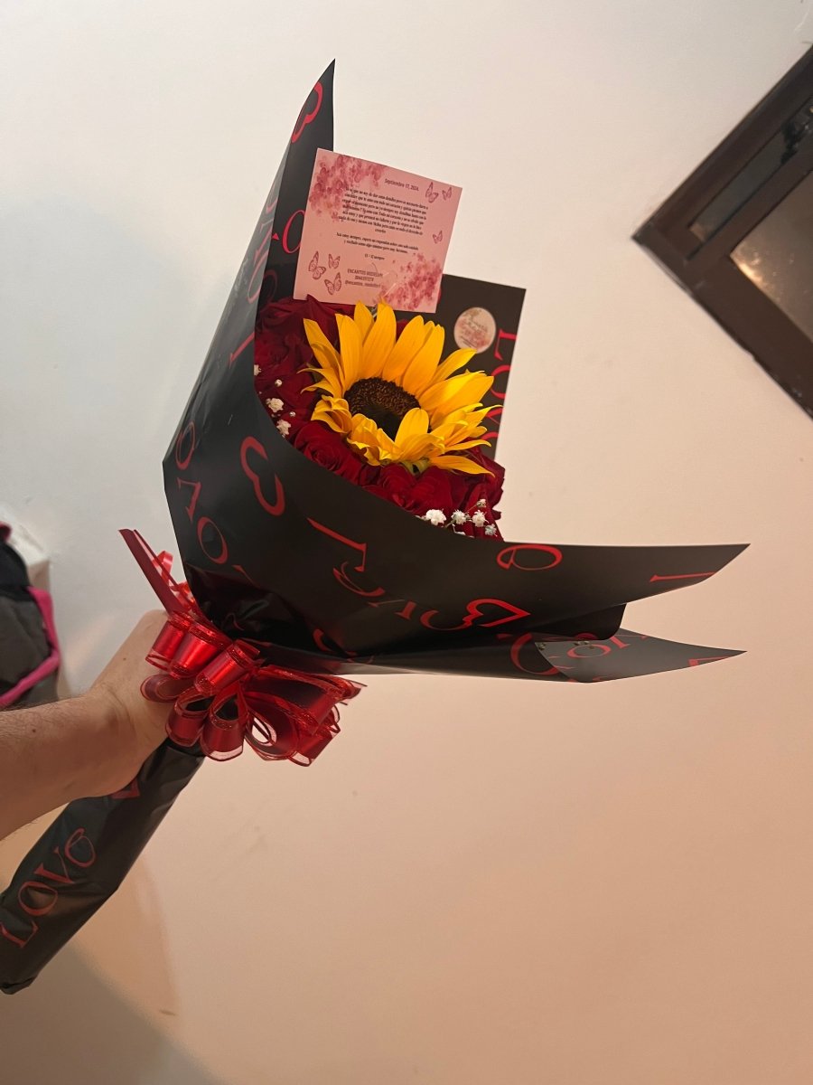 Ramo 15 rosas - Distri Regalos