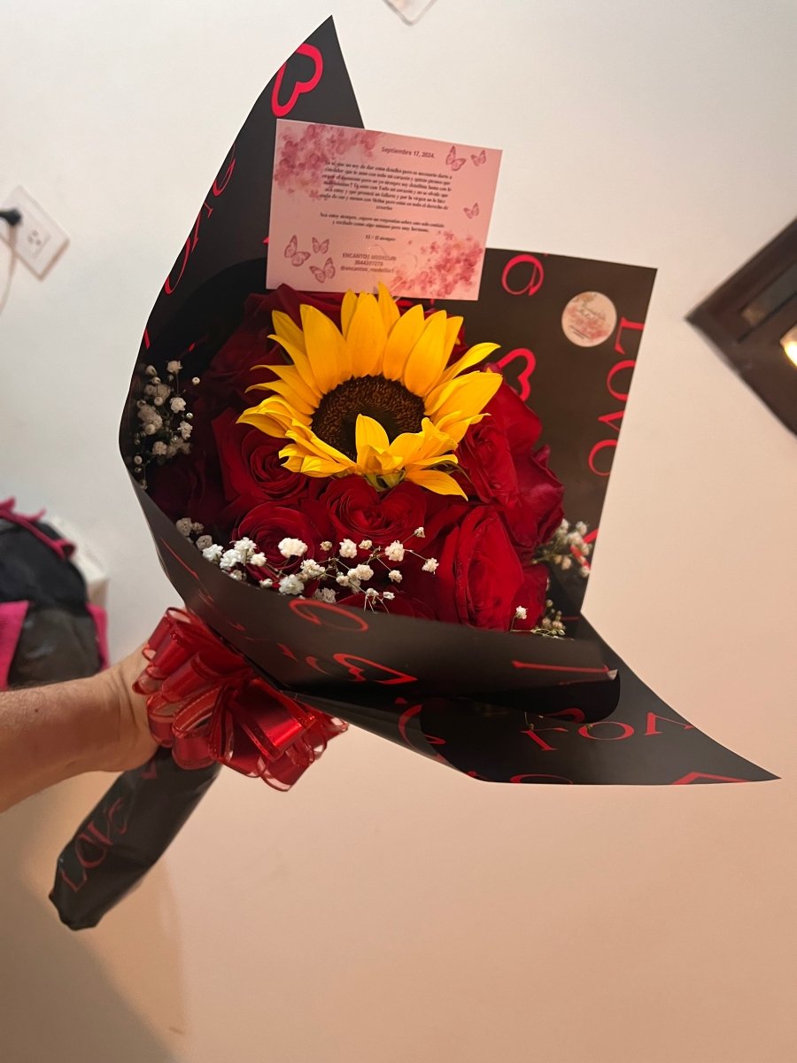 Ramo 15 rosas - Distri Regalos