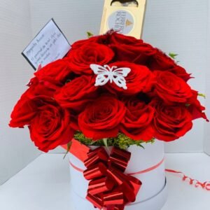 Bouquet 24 rosas 8 Ferrero